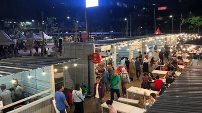Thamrin 10 Food and Creative Park. (itdp-indonesia.org)