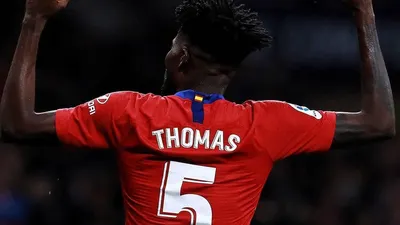 Thomas Partey saat masih berseragam Atletico Madrid/arsenal.com