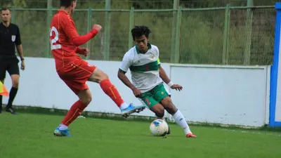 Timnas U-19 ditahan imbang 0-0 saat uji coba kedua lawan Makedonia Utara di Stadion NK Uslok Klis, Split, Rabu (14/10/2020).  (dok PSSI)