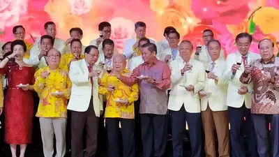 Pelantikan Tionghoa Indonesia Komitmen Membangun Tanah Air di Jakarta Pusat, Minggu (8/12/2019)