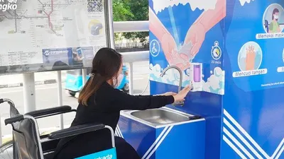 Transjakarta memberikan layanan khusus untuk pelanggan disabilitas/Twitter @pt_transjakarta
