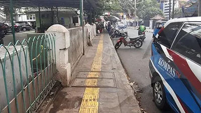 Trotoar di Jakarta Pusat/Ayojakarta.com