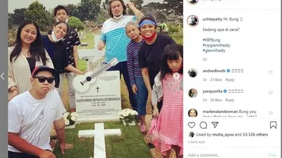 Nisan Glenn Fredly yang diunggah Uci. (Instagram)