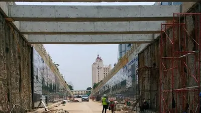 Ilustrasi proyek pembangunan lintas bawah atau underpass senen extension/dok: beritajakarta.id
