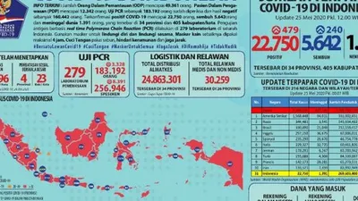 Update Corona RI 25 Mei (dok)