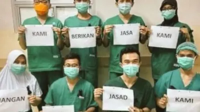 Aksi solidaritas perawat (dok Twitter)