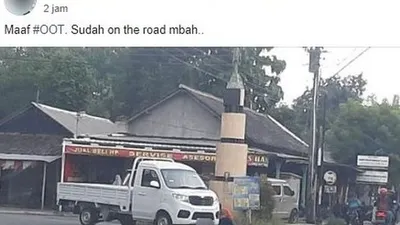 Viral mobil Esemka ngadat di jalan. (Facebook/Fajr)
