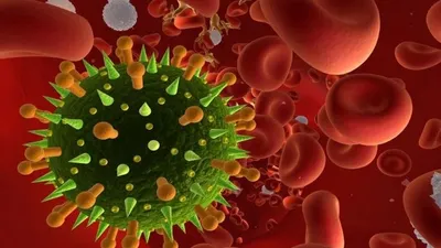Ilustrasi penampakan virus corona