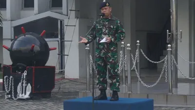 Wakil Komandan Pangkalan Utama Angkatan Laut (Wadanlantamal) III, Kolonel Laut (P) Teddie Bernard Hernawan (Dispenal Lantamal III)