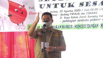 Stok Menurun, Wagub DKI Riza Patria Ajak Warga Donorkan Darah