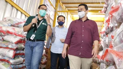 Wagub DKI Jakarta, Ariza meninjau ketersediaan pangan/ dok humas