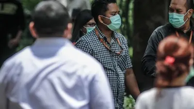 Ilustrasi wajib pakai masker