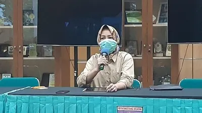 Wali Kota Tangerang Selatan, Airin Rachmi Diany, Senin (13/4/2020). Foto: Republika/Abdurrahman Rabbani