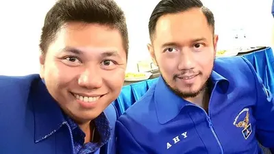 Wakil Sekretaris Jenderal Partai Demokrat, Jansen Sitindaon bersama Ketua Umum Partai Demokrat, AHY/dok: Instagram @jansensitindaon