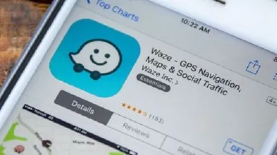 ilustrasi aplikasi Waze/ instagram