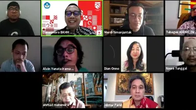 Taklimat media Peluncuran Digitalisasi Musik melalui telekonferensi (dok)