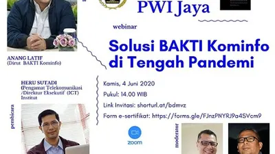 Webinar Forum PWI Jaya-Kemenkominfo