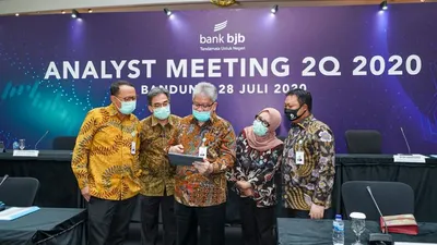 Analyst Meeting Kuartal II/2020 bank bjb/istimewa