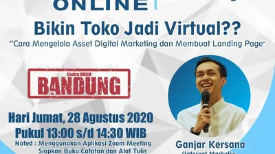 Ayo Ikut Webinar bank bjb Bedah Strategi Pemasaran Digital bagi UMKM