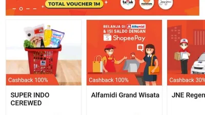 Tangkapan layar aplikasi belanja online Shopee / dok. Firda