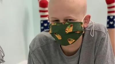 Penyintas kanker leokimia, Aiden menadapatkan kejutan PS5 dari aktor Will Smith dan musisi Jason Derulo/ instagram