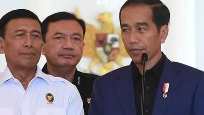 Menko Polhukam Wiranto dan Presiden Joko Widodo/Tempo.co