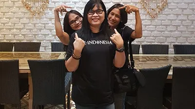 Yanni bersama Onaria dan Hilda/Dok pribadi