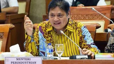 Menteri Perindustrian Airlangga Hartarto. (Antara)