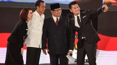 Ilustrasi Jokowi Prabowo