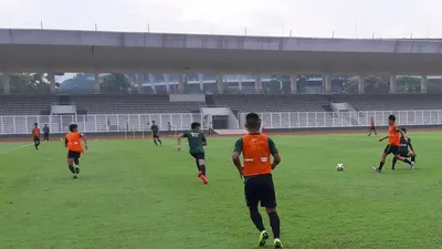 Latihan U-23 (Antara)