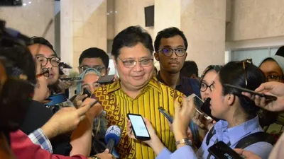 Menteri Perindustrian Airlangga Hartarto. (Antara)