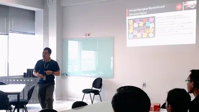 Dosen Marketing Binus University, Ridho Mulya. (ayobandung.com/Khansa)