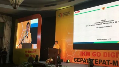 Menteri Perindustrian Airlangga Hartarto. (Antara)