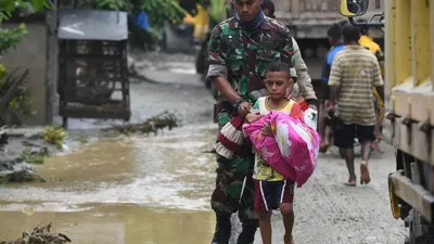 Banjir di Sentani (Antara)