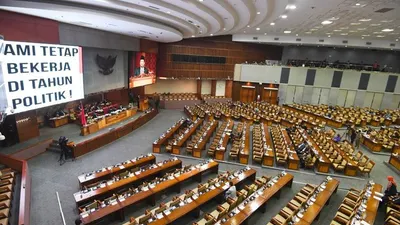 Ilustrasi Sidang Paripurna DPR Sepi