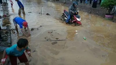 Ilustrasi bencana banjir