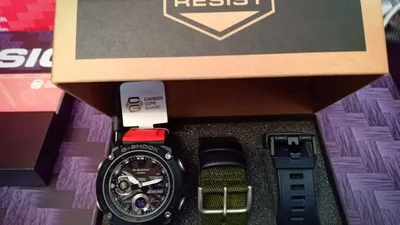 Salah satu jenis jam G-SHOCK berbahan serat karbon (ANTARA/Ahmad Wijaya)