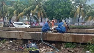 Wali Kota Jakut Pantau Genangan di Boulevard