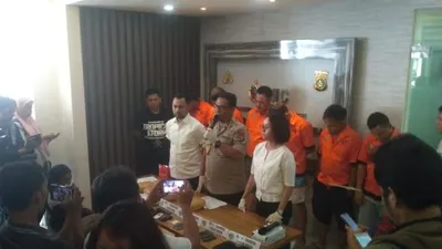 Polres Metro Jaya Bekuk Pengedar Narkotika Antar Provinsi. (Antara)