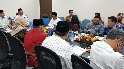 Rapat Persiapan Akomodasi Jamaah Haji di Arab Saudi. (Antara)