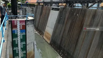 Pintu Air Pasar Ikan Jakut Masih Siaga III