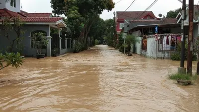 Sejumlah wilayah Kabupaten Bogor dan Kota Bekasi terkena banjir akibat luapan Sungai Cikeas, Jumat (25/4/2019). (Dok. KP2C)
