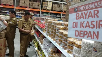 Pemerintah Kota Bekasi Sidak Penjual Kue Kering dan Parcel Lebaran
