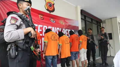 50 Kali Jual Hasil Curian, Komplotan Curanmor Dibekuk Polisi. (ayobekasi.net/Husnul Khatimah)