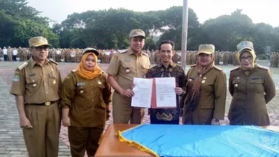 Sebanyak 60 sekolah tingkat sekolah dasar (SD), baik negeri maupun swasta yang tersebar di 12 kecamatan Kota Bekasi akan mendapat edukasi perihal kesehatan lingkungan dari LSM Bina Masyarakat Peduli. (dok. Humas Setda Kota Bekasi).