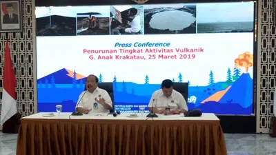 Status Anak Krakatau Turun Jadi Waspada