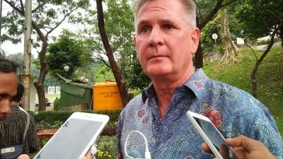 Representative Plastick Energy Limited, Kirck Evans. (ayobogor.com/Husnul Khatimah)