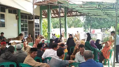Rumah duka Iksan Syahroni di Jalan Pengasinan Tengah, Rawalumbu, Kota Bekasi.