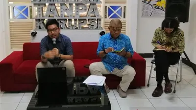 peneliti ICW, Kurnia Ramadhana (Antara)