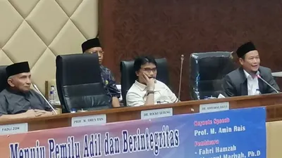 Ketua Tim Informasi dan Teknologi (IT) BPN Prabowo Subianto-Sandiaga Uno, Agus Maksum. (Antara)